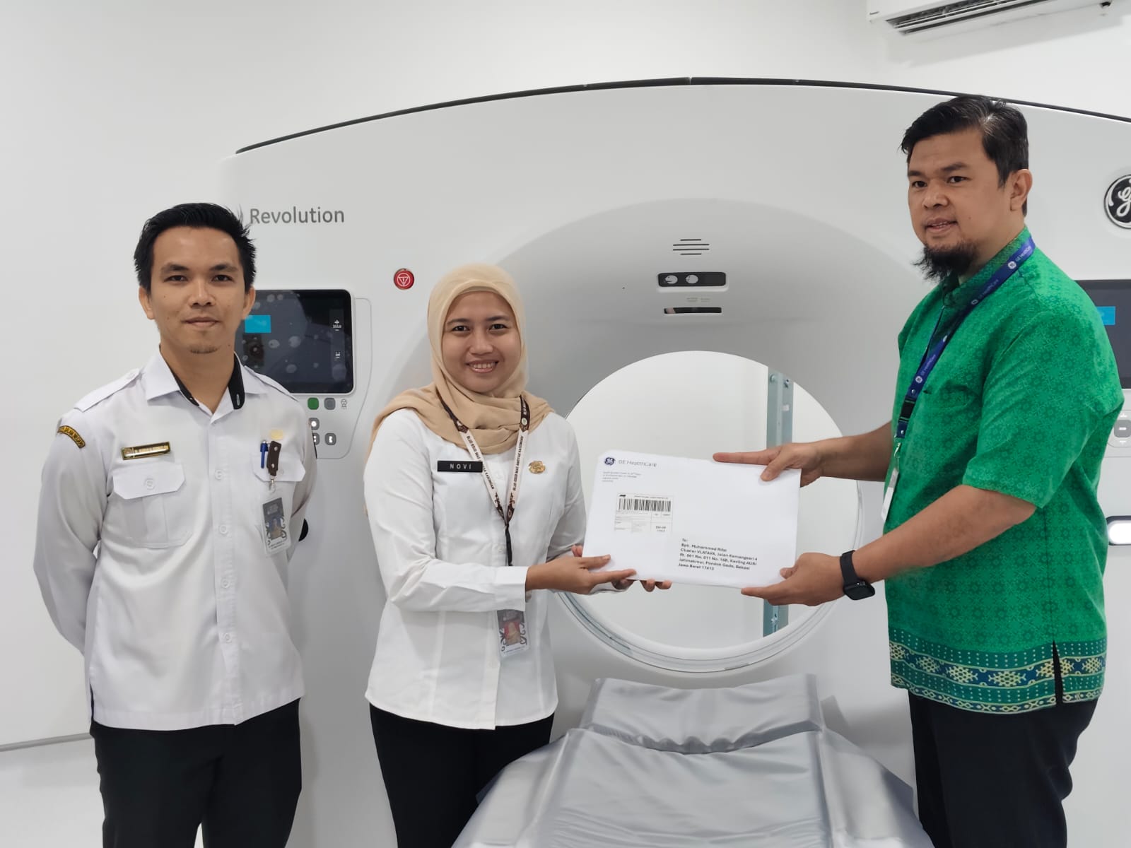Kemenkes RI Serahkan Dokumen Bantuan CT Scan 64 Slice untuk RSUD Mas Amsyar Kasongan