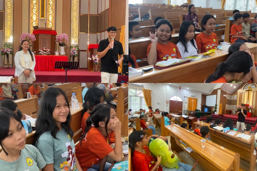 ANAK PERLU BIJAK MENGGUNAKAN GADGET SEJAK DINI, DISKOMINFOSTANDI KATINGAN EDUKASI PESERTA KEMAH CERIA SEKOLAH MINGGU