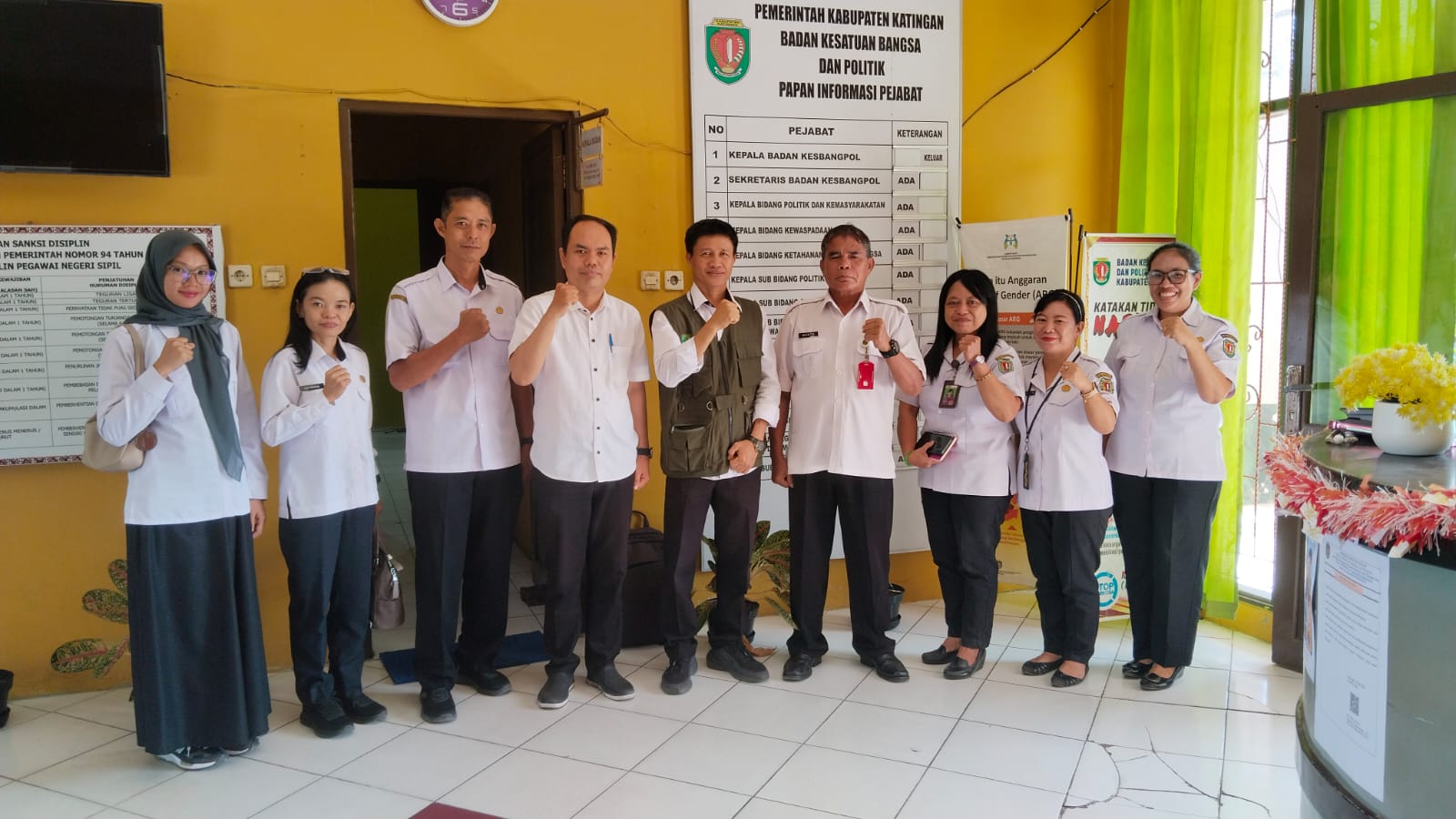 Perkuat Tata Kelola Digital dan Pelayanan Publik, Kesbangpol Pulang Pisau Studi Banding ke Kesbangpol Katingan