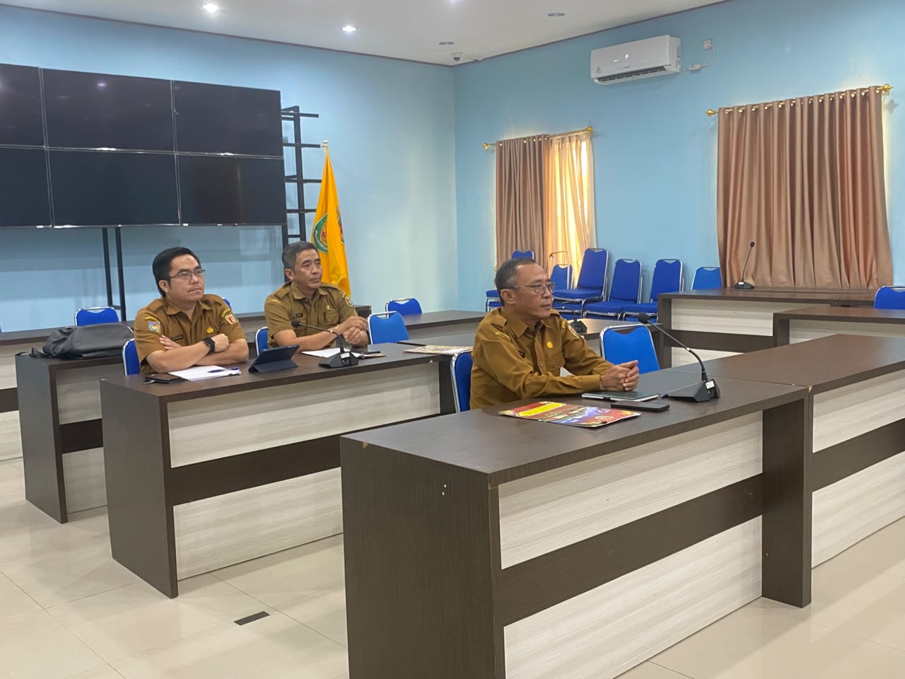 Pemkab Katingan Ikuti Rakor Bersama Kemendagri Bahas Dukungan Pendanaan Penanganan Karhutla