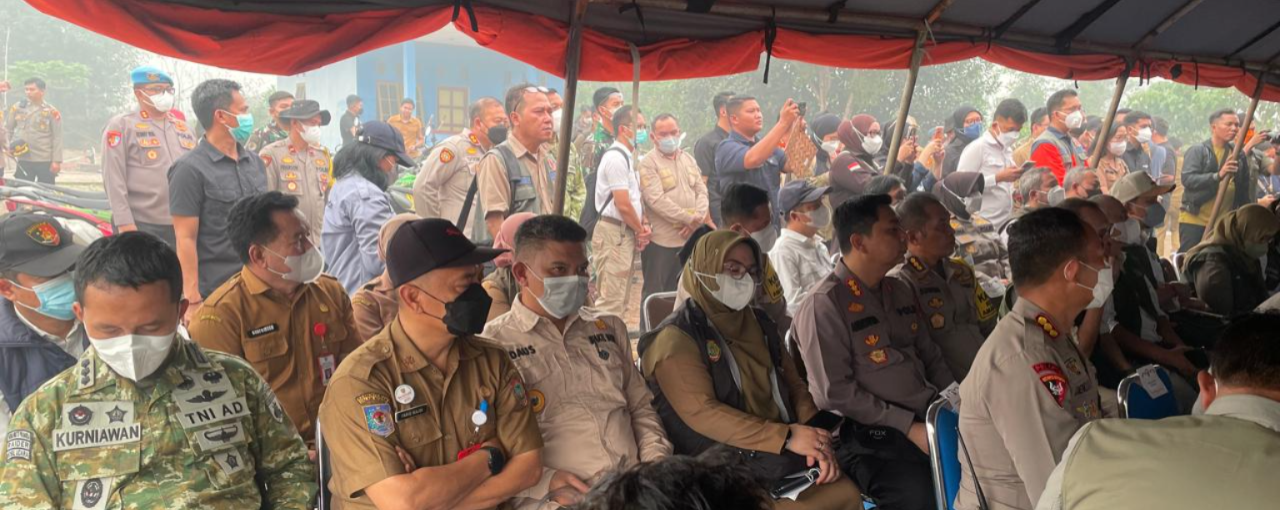 WAKIL BUPATI KATINGAN IKUTI EVALUASI PENANGGULANGAN KARHUTLA, PERKUAT SINERGI PERLINDUNGAN MASYARAKAT