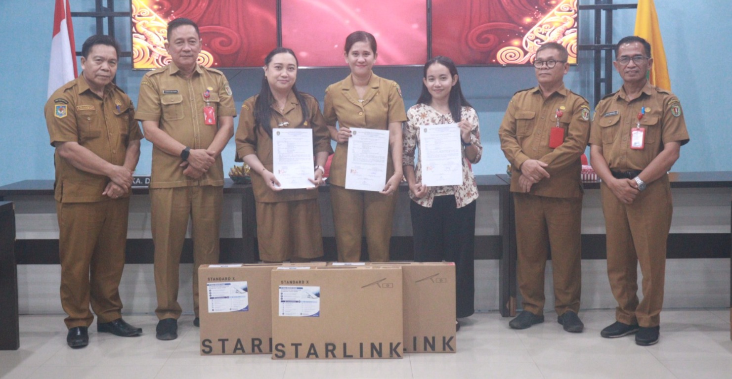 PEMKAB KATINGAN SALURKAN STARLINK KE SATUAN PENDIDIKAN, PERLUAS AKSES INTERNET UNTUK PEMBELAJARAN