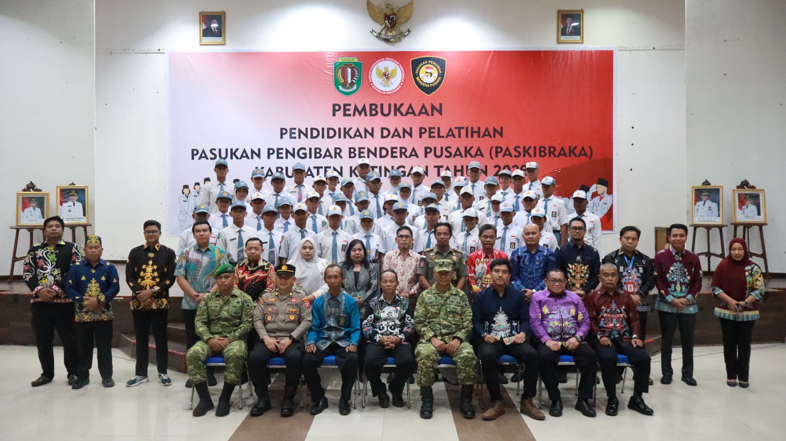 46 Calon Paskibraka Katingan Mulai Digembleng, Siap Kibarkan Merah Putih pada HUT RI ke-81