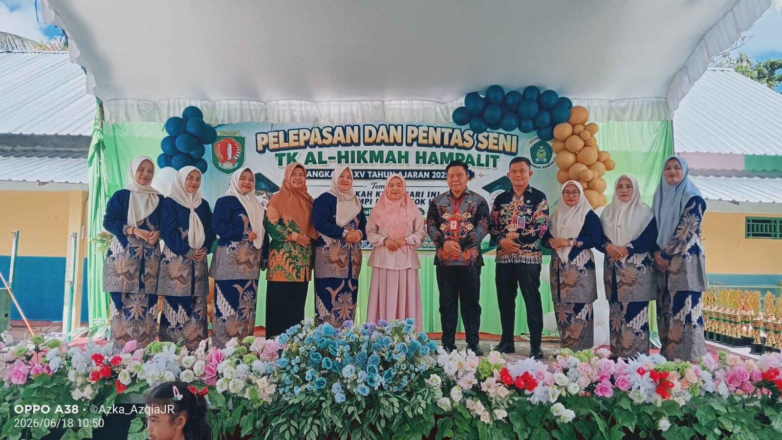 Bunda PAUD Katingan Dorong Penguatan Karakter Anak pada Pelepasan dan Pentas Seni TK Al Hikmah Hampalit
