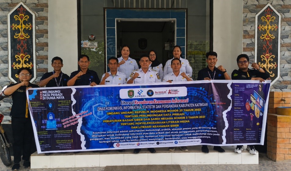 PERKUAT TATA KELOLA PEMERINTAHAN DIGITAL, DISKOMINFO KATINGAN LAKSANAKAN MONITORING DAN EVALUASI DI KECAMATAN KATINGAN TENGAH
